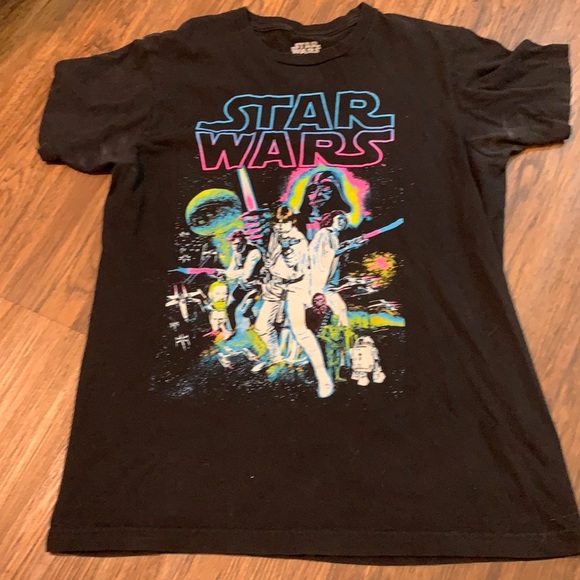 EUC Neon Star Wars T-shirt